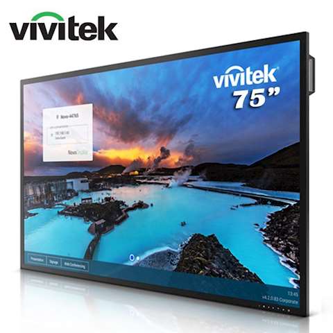 ინტერაქტიული ეკრანი Vivitek NovoDisplay DK751 Panel Size 75” Native Resolution 4K Ultra-HD (3840 x 2160) Android™ v7.1 Speakers 5W x2 (Stereo)